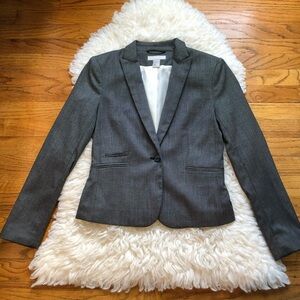 Grey & Black H&M Divided Blazer
